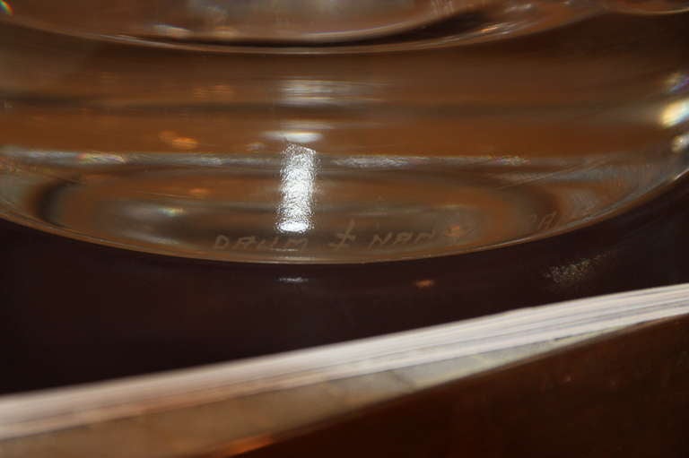 Daum Nancy Big Vase France circa 1950