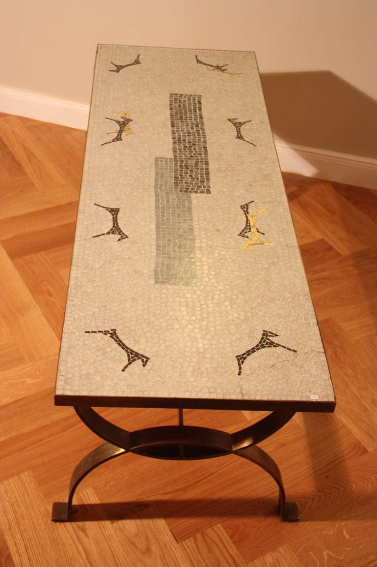 Mosaic Coffee Table, France circa 1950