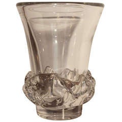Daum Nancy Big Vase France circa 1950