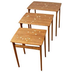Set of Nesting Tables, Scandinavian, circa 1950 6
