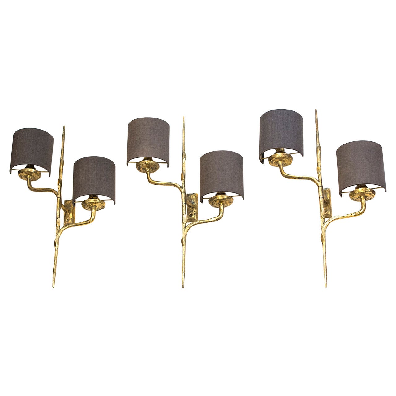 Sconces attr. Felix Agostini, France circa 1960