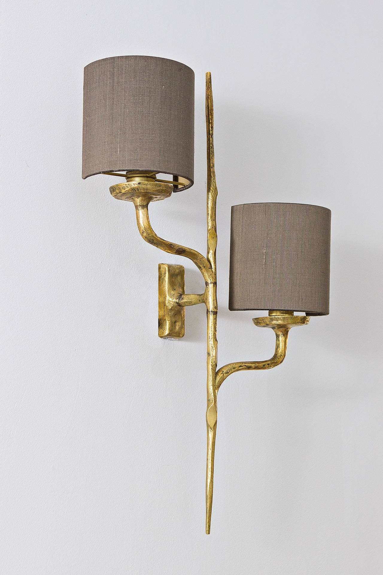 Mid-Century Modern Sconces attr. Felix Agostini, France circa 1960
