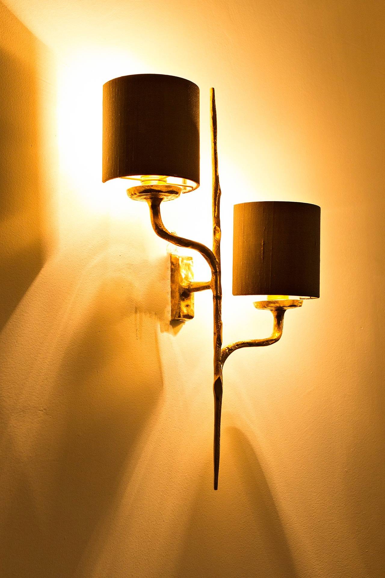 Bronze Sconces attr. Felix Agostini, France circa 1960