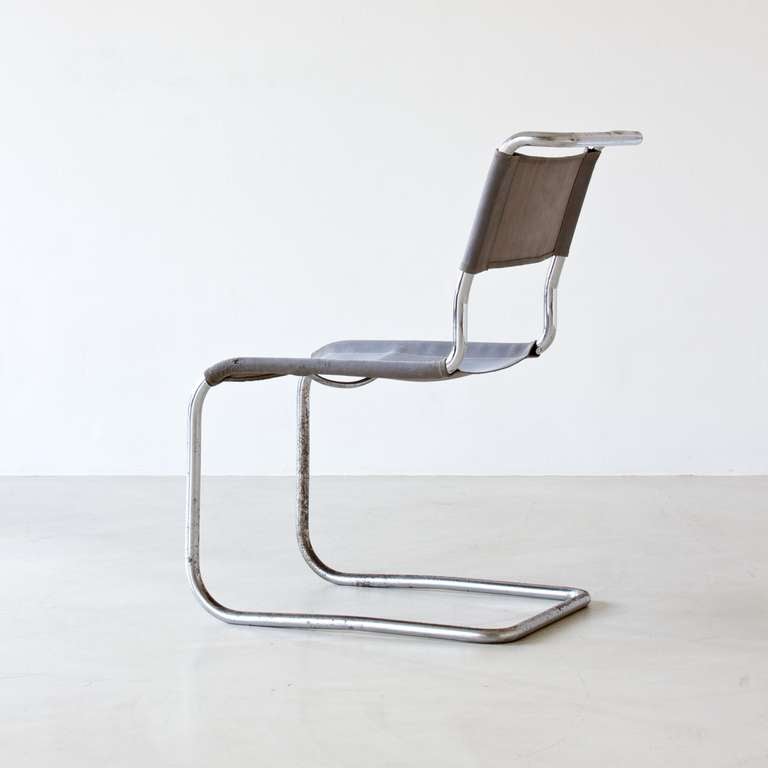 German Marcel Breuer Cantilever Chair For Sale