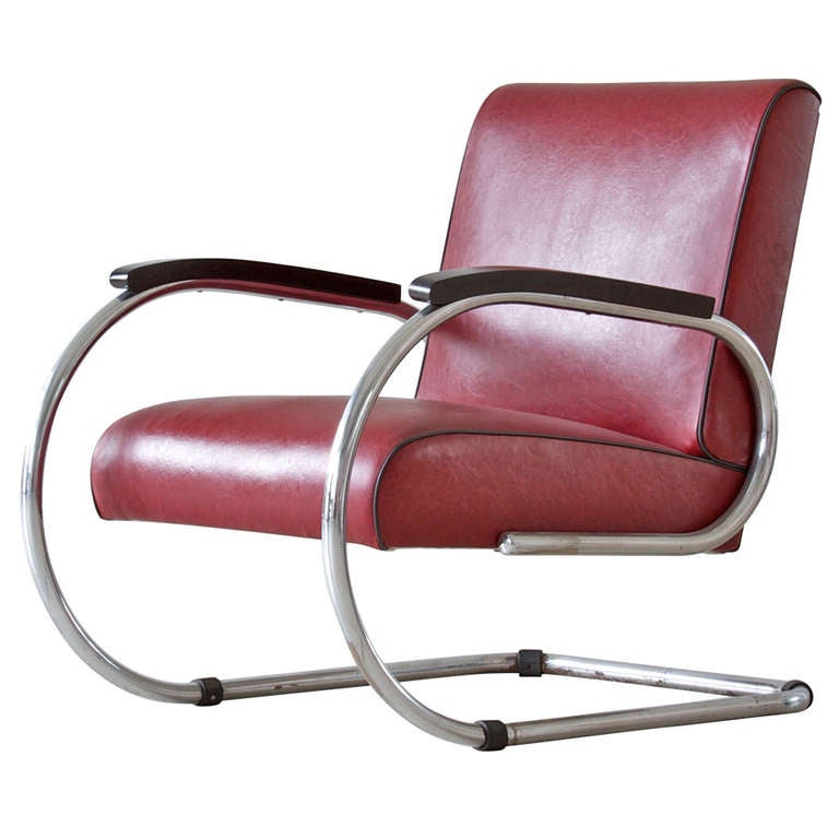 Streamline Cantilever Chair At 1stdibs