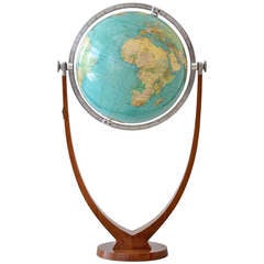 1950s Art Deco globe