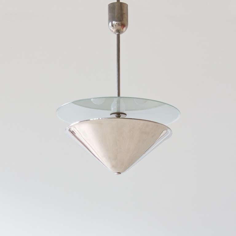 Early 1930s Bauhaus pendant light