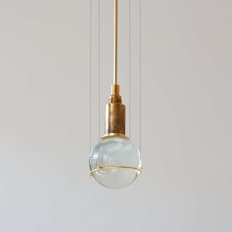 Postmodern pendant lamp by Günther Leuchtmann for the restaurant Le tre streghe Hamburg, Germany.