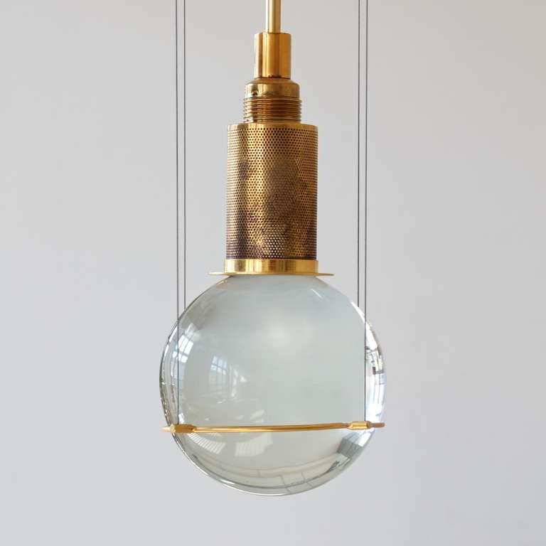 German Postmodern pendant lamp by Günther Leuchtmann