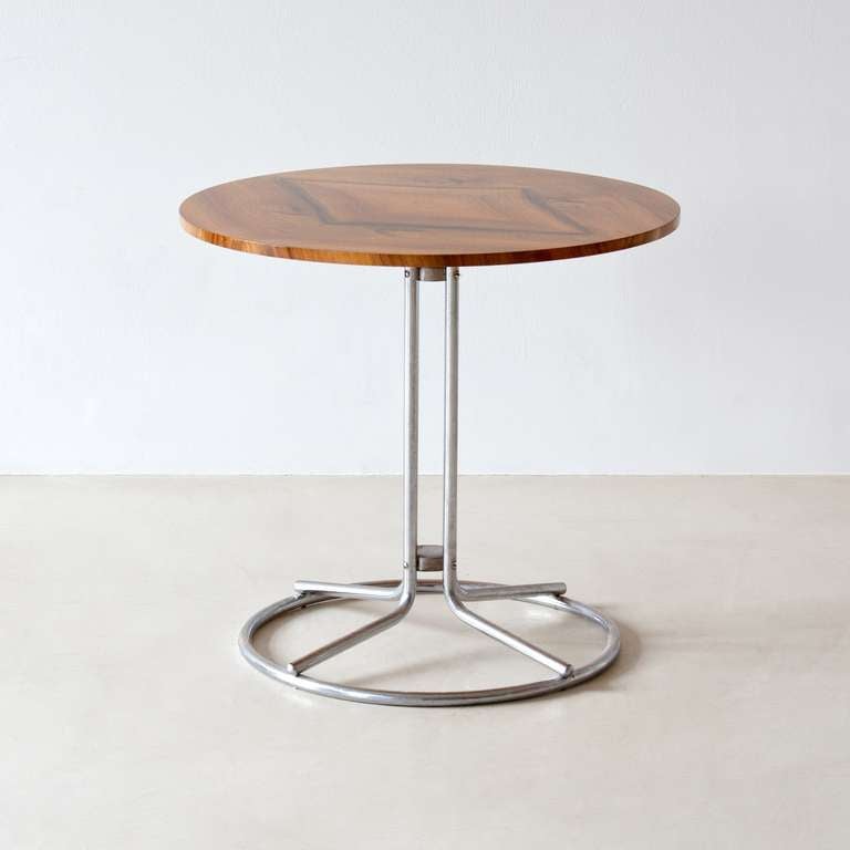 Original restored Bauhaus side table.