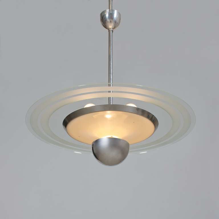 German 1930s Art Deco Pendant Lamp For Sale