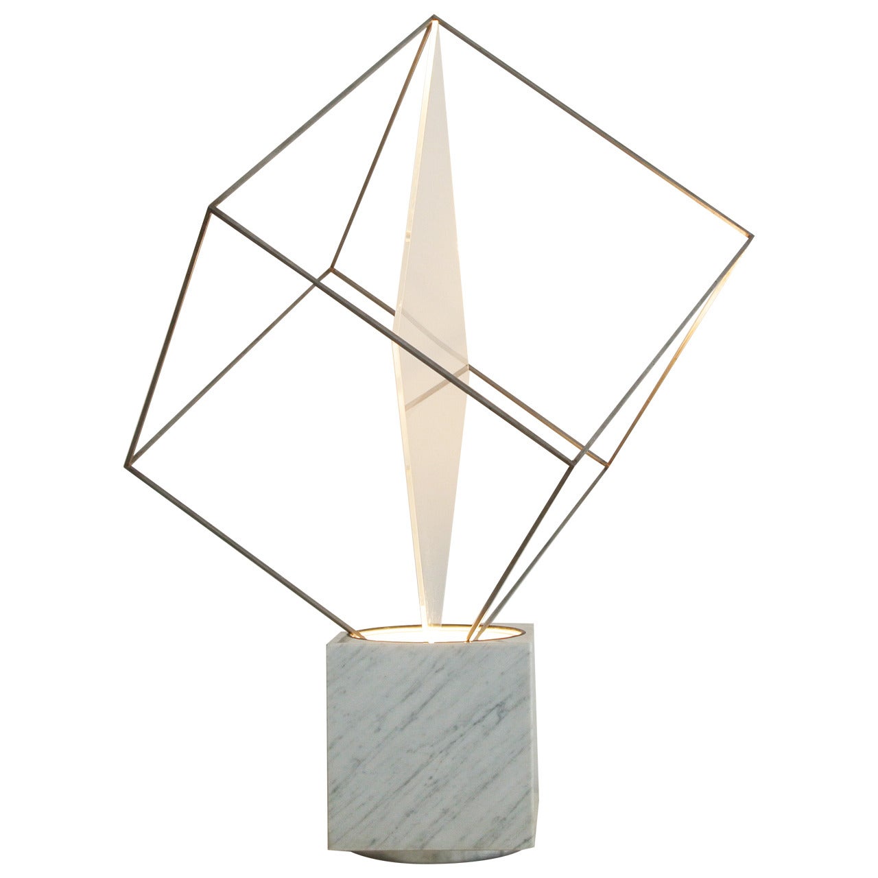 Claudio Salocchi Table Lamp "TULPA, " Lumenform, 1971 For Sale