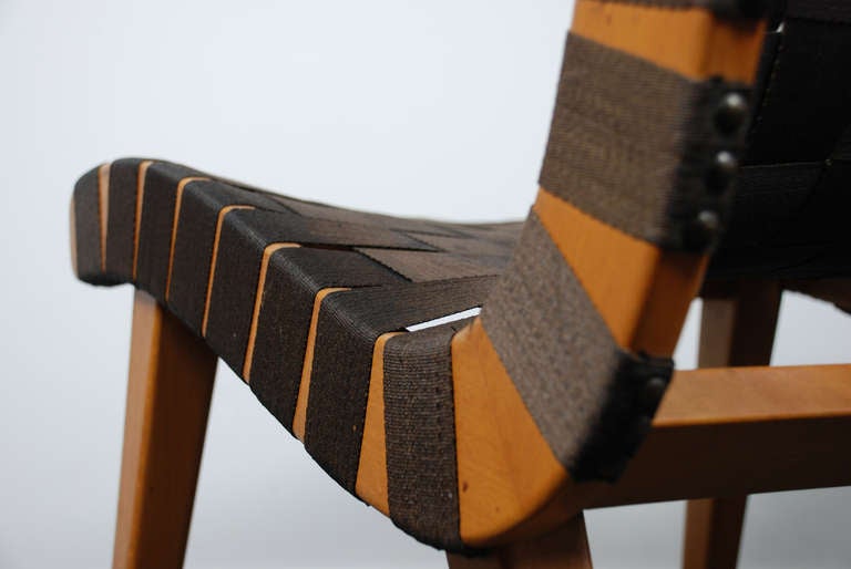 Wood Jens Risom '654w' Lounge Chair, Vostra
