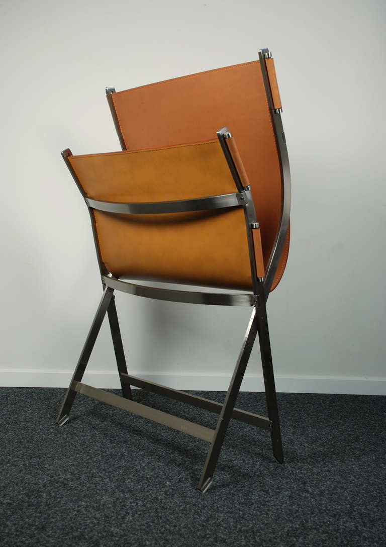 Italian Antonio Citterio, 'timeless', Folding Chair, Flexform