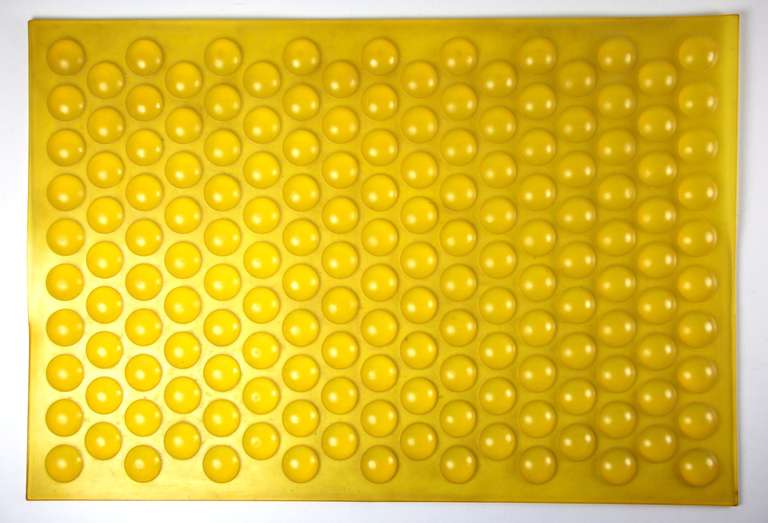 Hella Jongerius 'bath mat', solid PU rubber, prototype, 1993

Distribution: droog design