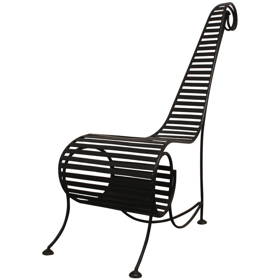 Andre Dubreuil "Spine Chair, " Pre-Production, Circa 1988 For Sale