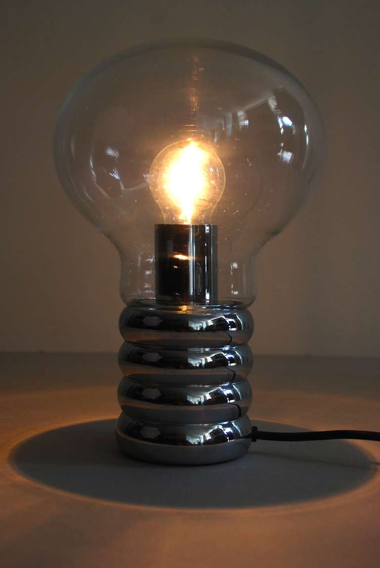 Mid-20th Century Ingo Maurer 'Bulb' Table Lamp, 1966 For Sale