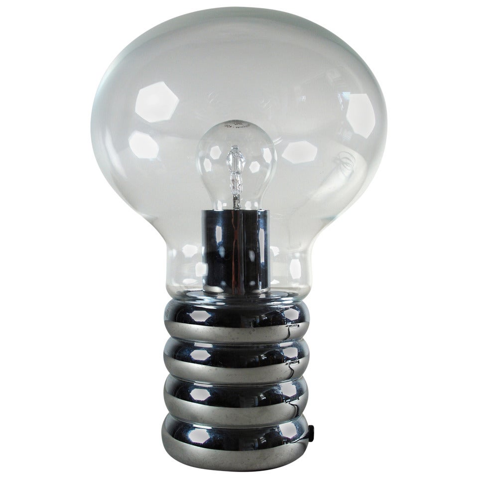 Ingo Maurer 'Bulb' Table Lamp, 1966 For Sale