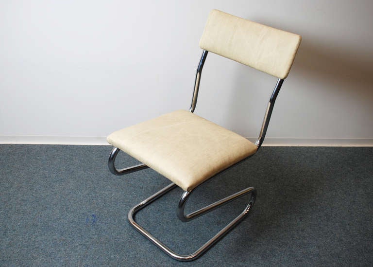 Mid-20th Century Jindrich Halabala, Tubular Steel Chair, 1930-1931 For Sale