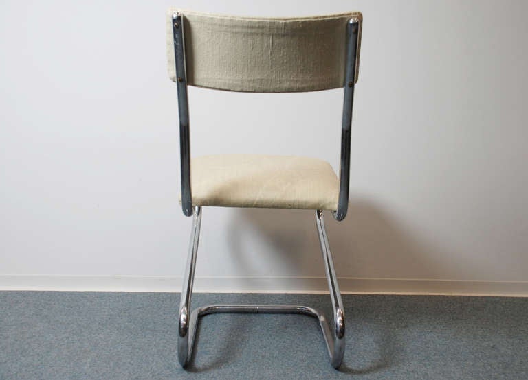 Jindrich Halabala, Tubular Steel Chair, 1930-1931 In Good Condition For Sale In Cologne, DE