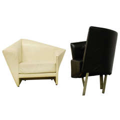 Paolo Pallucco & Mireille Rivier 'Lilly of the wind', a pair of armchairs