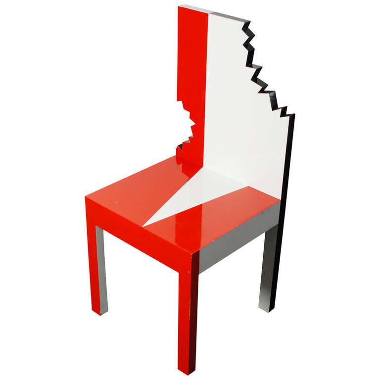 Pierre Sala, Piranha Chair, Limited Edition, 1983