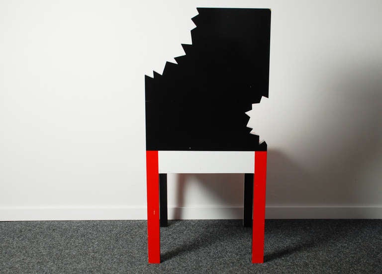 Pierre Sala, Piranha Chair, Limited Edition, 1983 In Fair Condition In Cologne, DE
