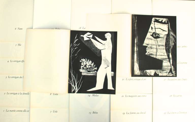 Pablo Picasso 'Diurnes, ' Découpages et Photographies, Berggruen Gallery For Sale 5
