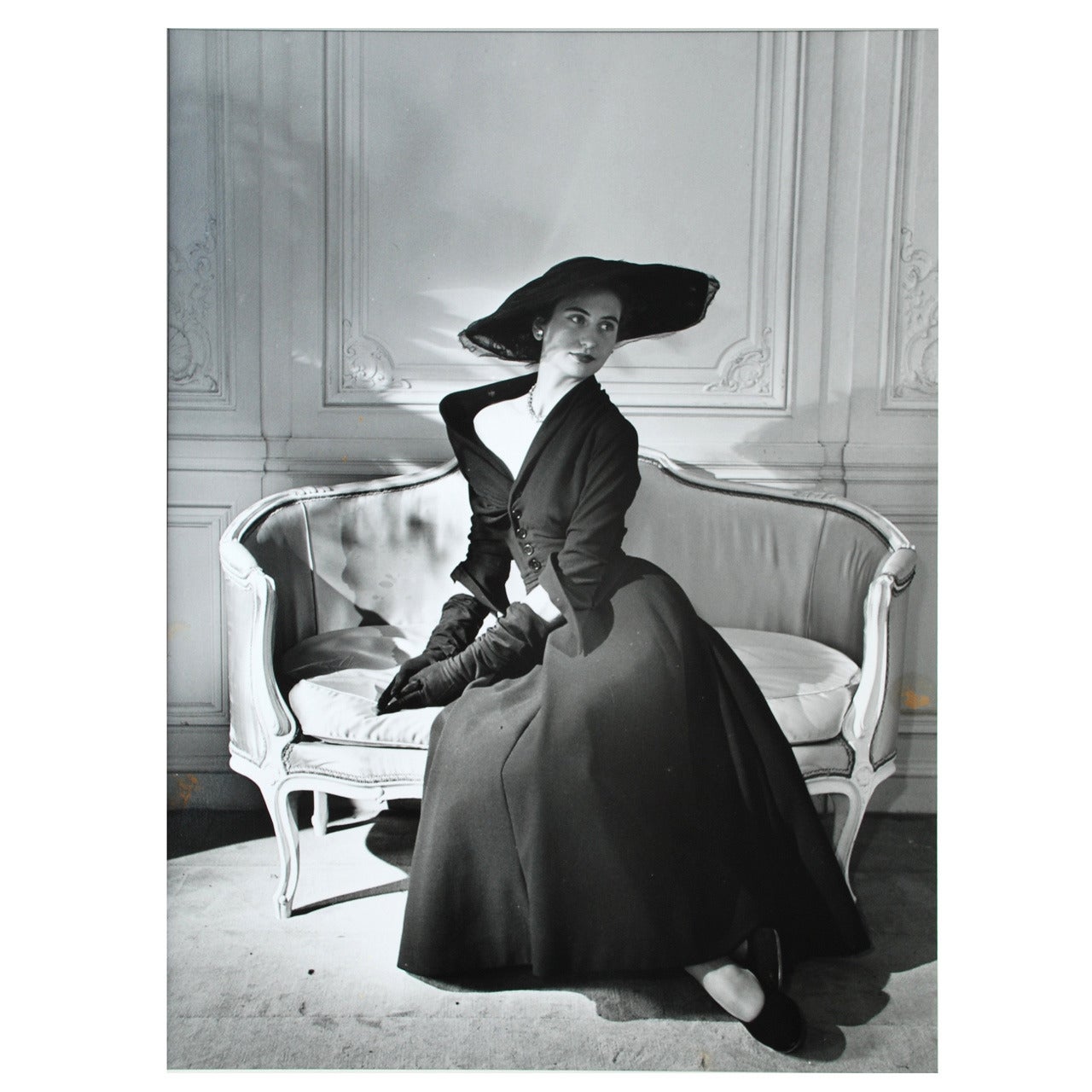 Willy Maywald 'Abandon Dress', Vintage Print for Dior For Sale