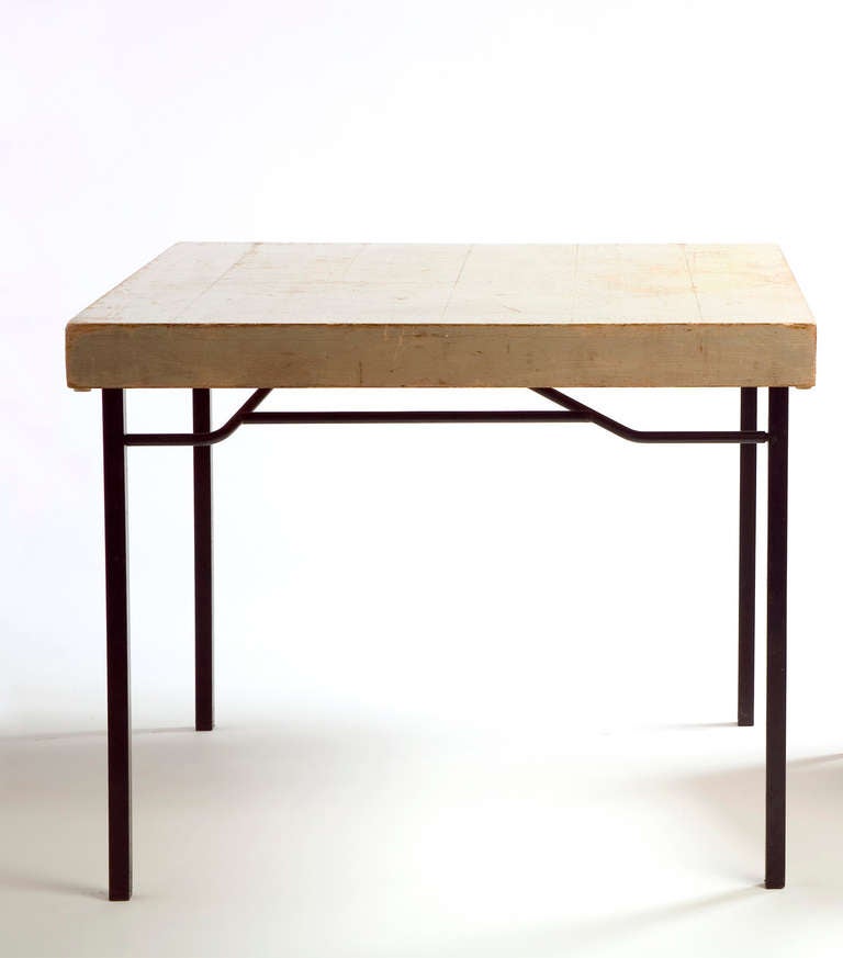 German Egon Eiermann, Folding Table and Armchair 'SE119a' 1952/58