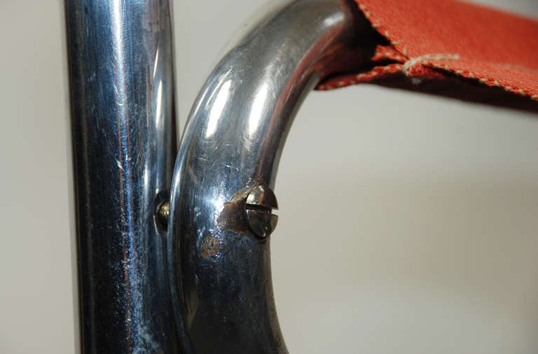 Mid-20th Century Metal Tubular Bench, Anonymous, 30's