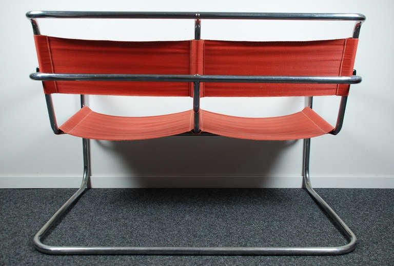 Metal Tubular Bench, Anonymous, 30's 3