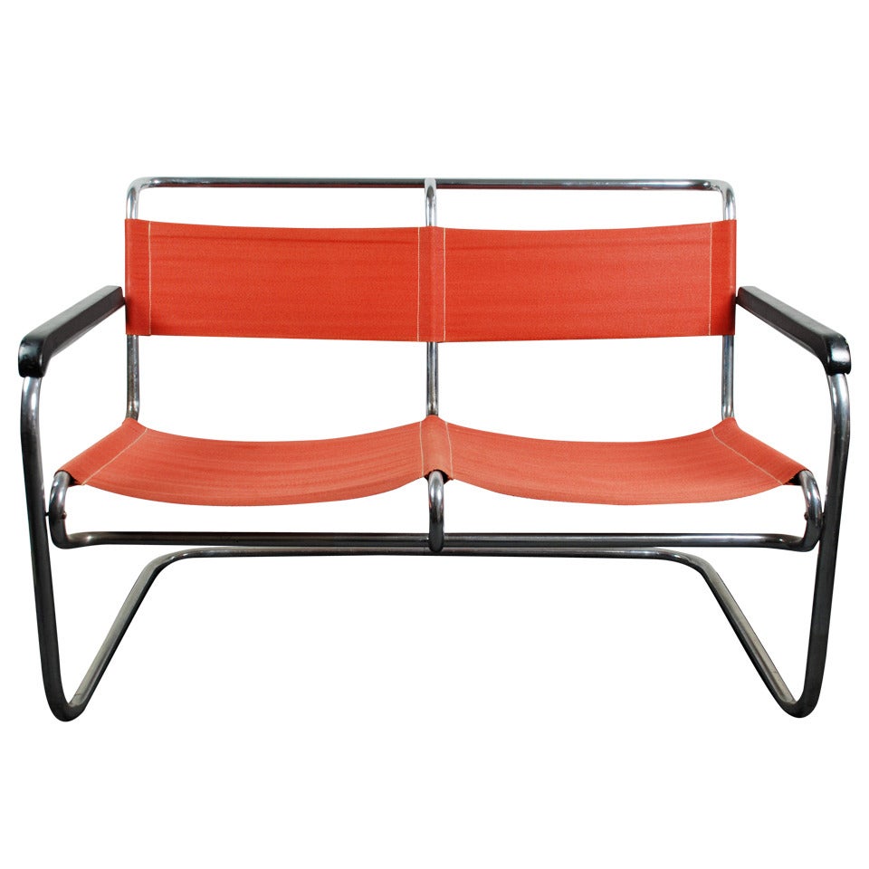 Metal Tubular Bench, Anonymous, 30's