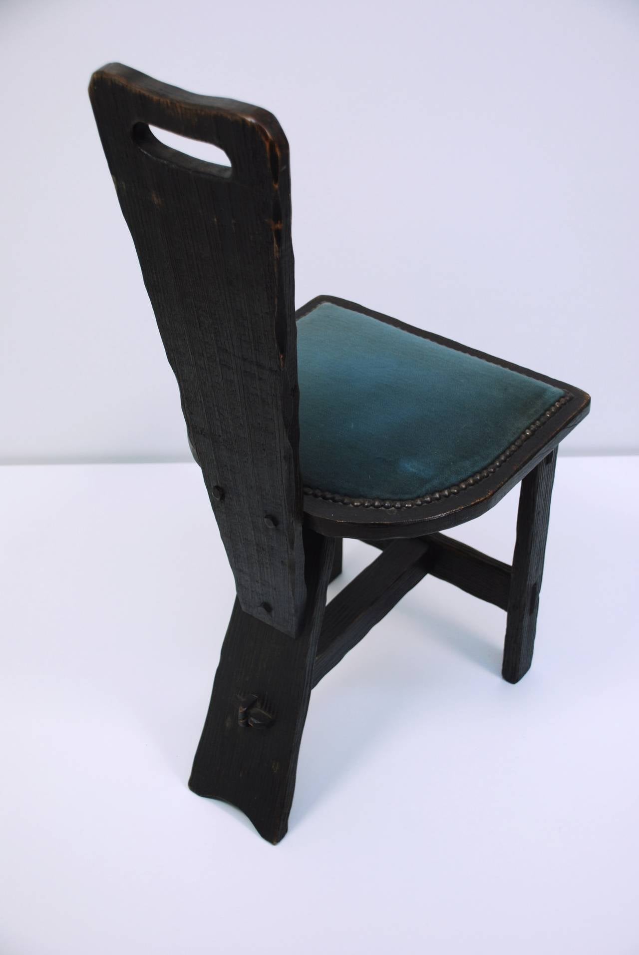 George Walton Chair, circa 1905 In Fair Condition For Sale In Cologne, DE