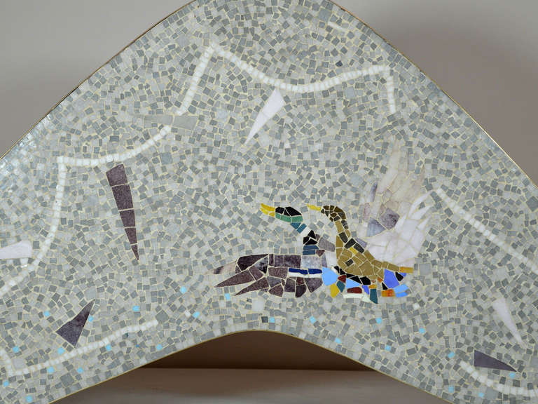 Mid Century Boomerang Mosaic Table In Good Condition In Berlin, DE