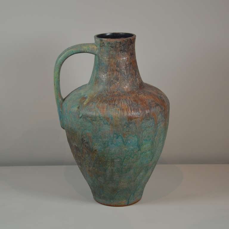 Huge Floor Vase by Fridegart Glatzle In Excellent Condition In Berlin, DE