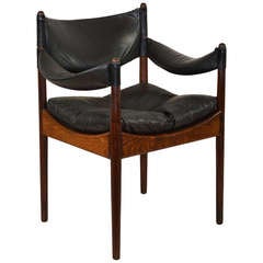 Rosewood Dining-Armchair By Kristian Vedel