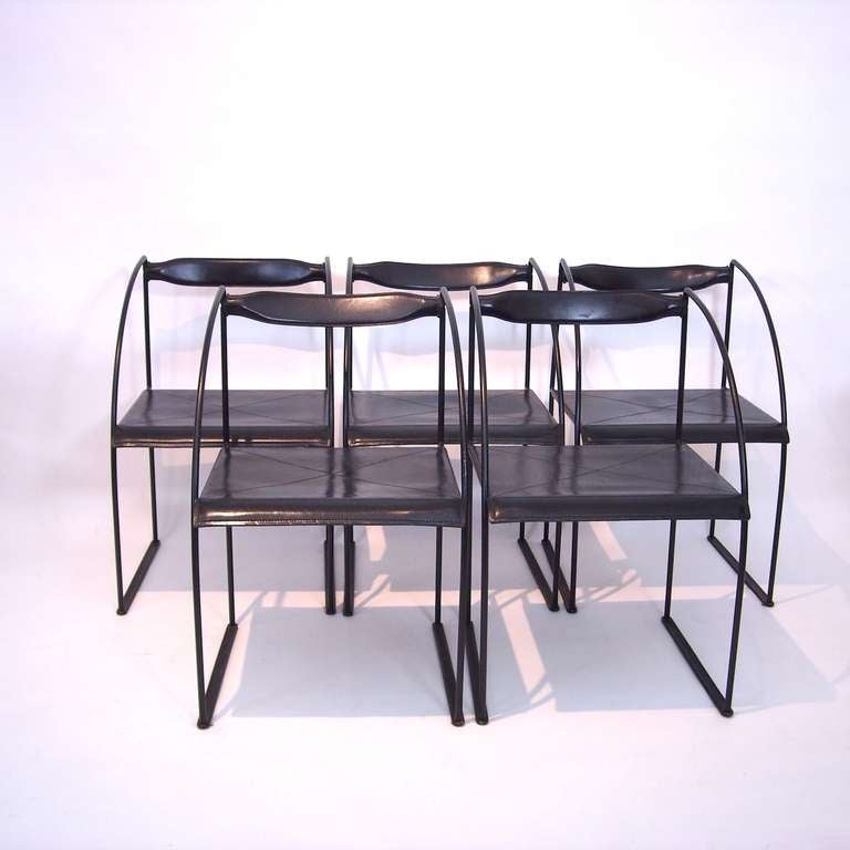Modern Five Italian Patoz Chairs For Sale