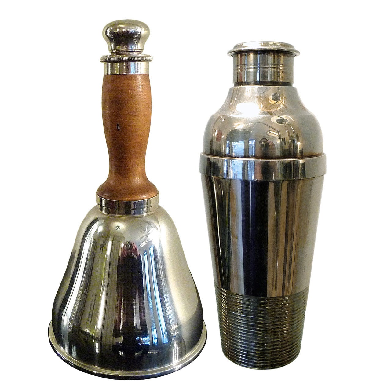 Beautiful French Art Deco Cocktail Shakers
