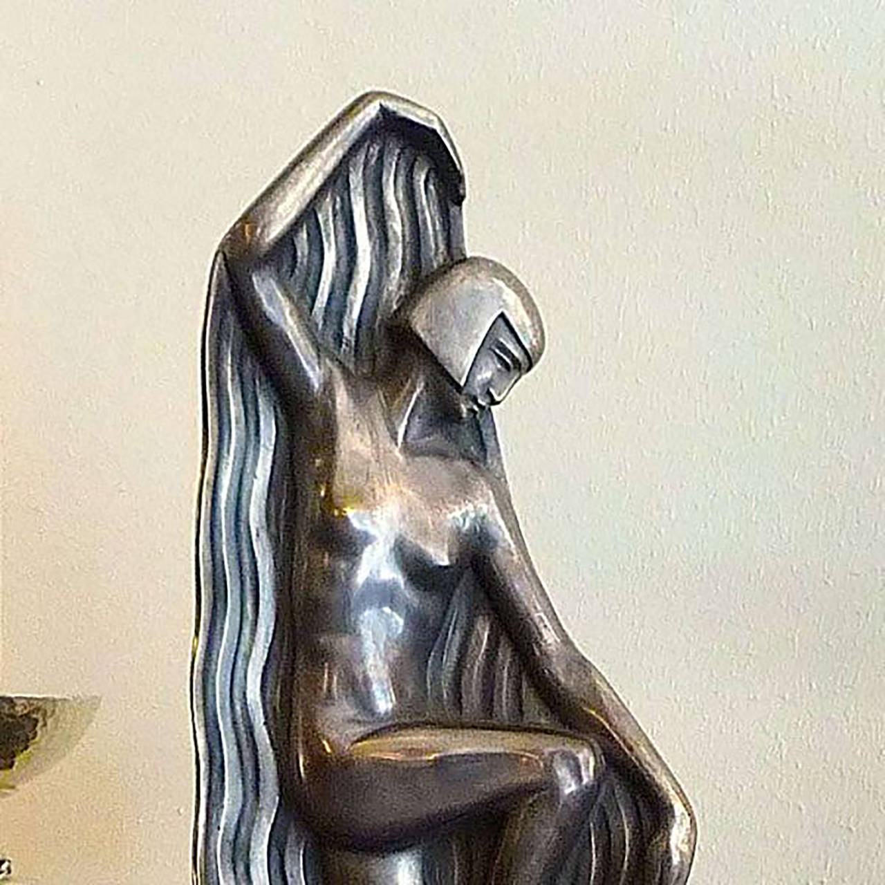 Art Deco Silvered Bronze by G.None 1