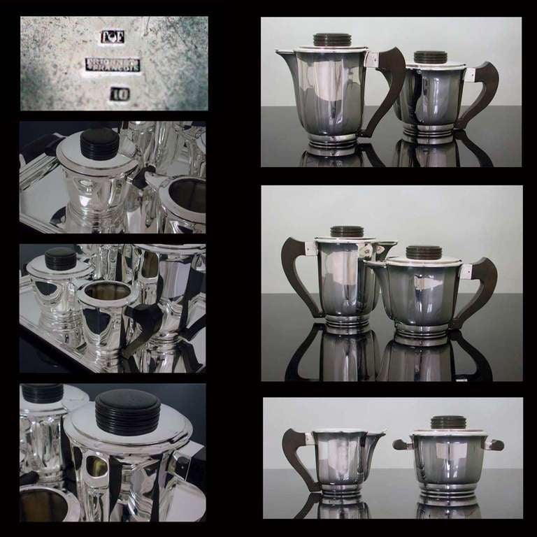 Art Deco Tea and Coffee Service by Francois Frionnet In Good Condition In Bochum, NRW