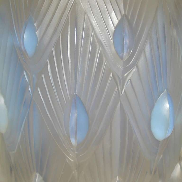 Francese Vaso in vetro opalescente Sabino Art Glass, Francia, 1930 in vendita