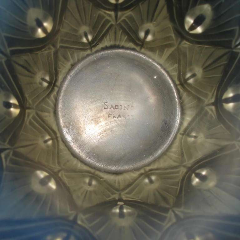 Calco Vaso in vetro opalescente Sabino Art Glass, Francia, 1930 in vendita