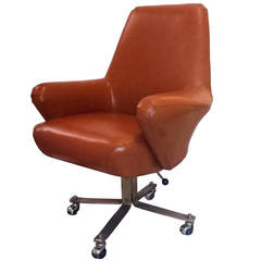 Very rare swivel desk chair by Gianni Moscatelli for Formanova