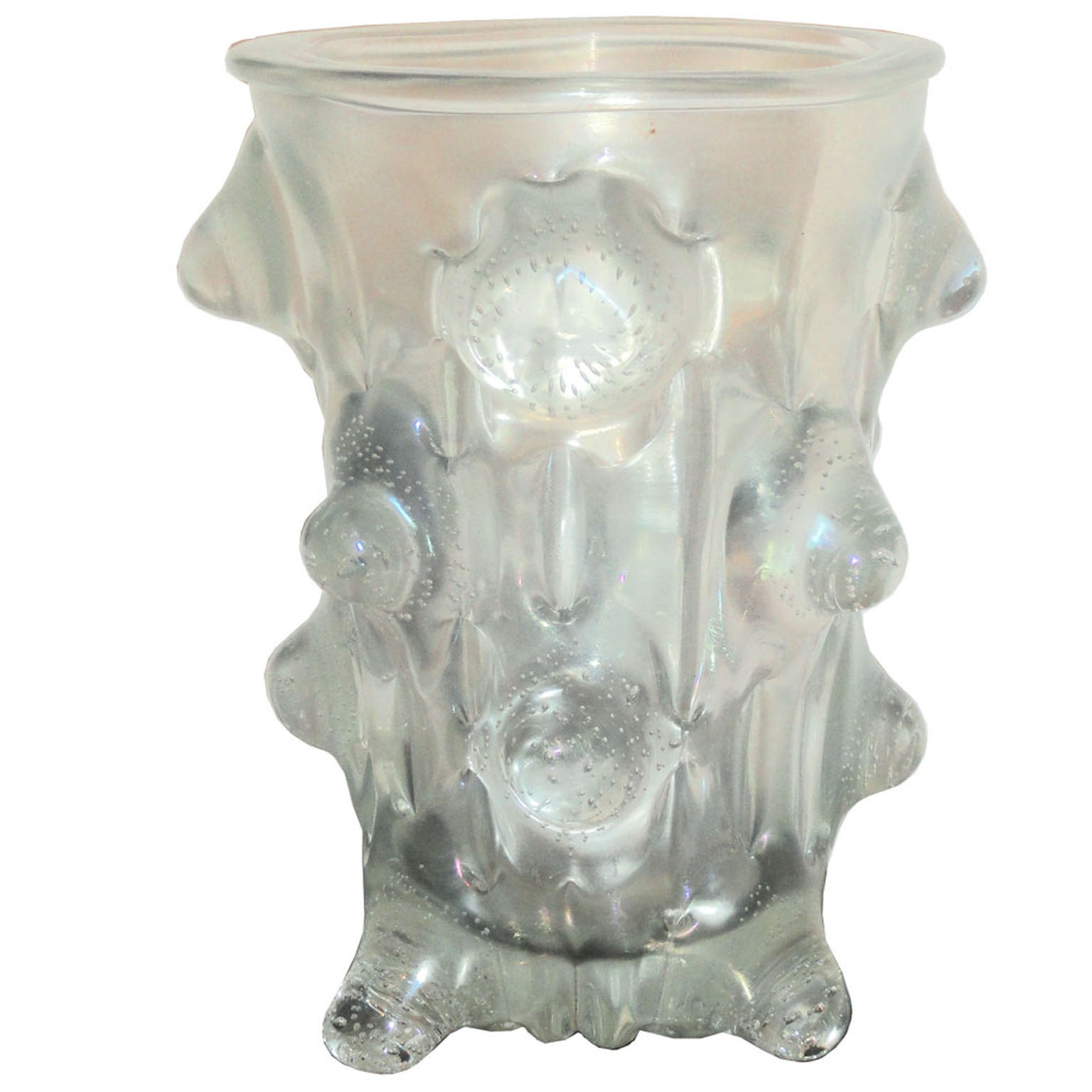 Ercole Barovier Mugnoni Vase, Murano, Italy