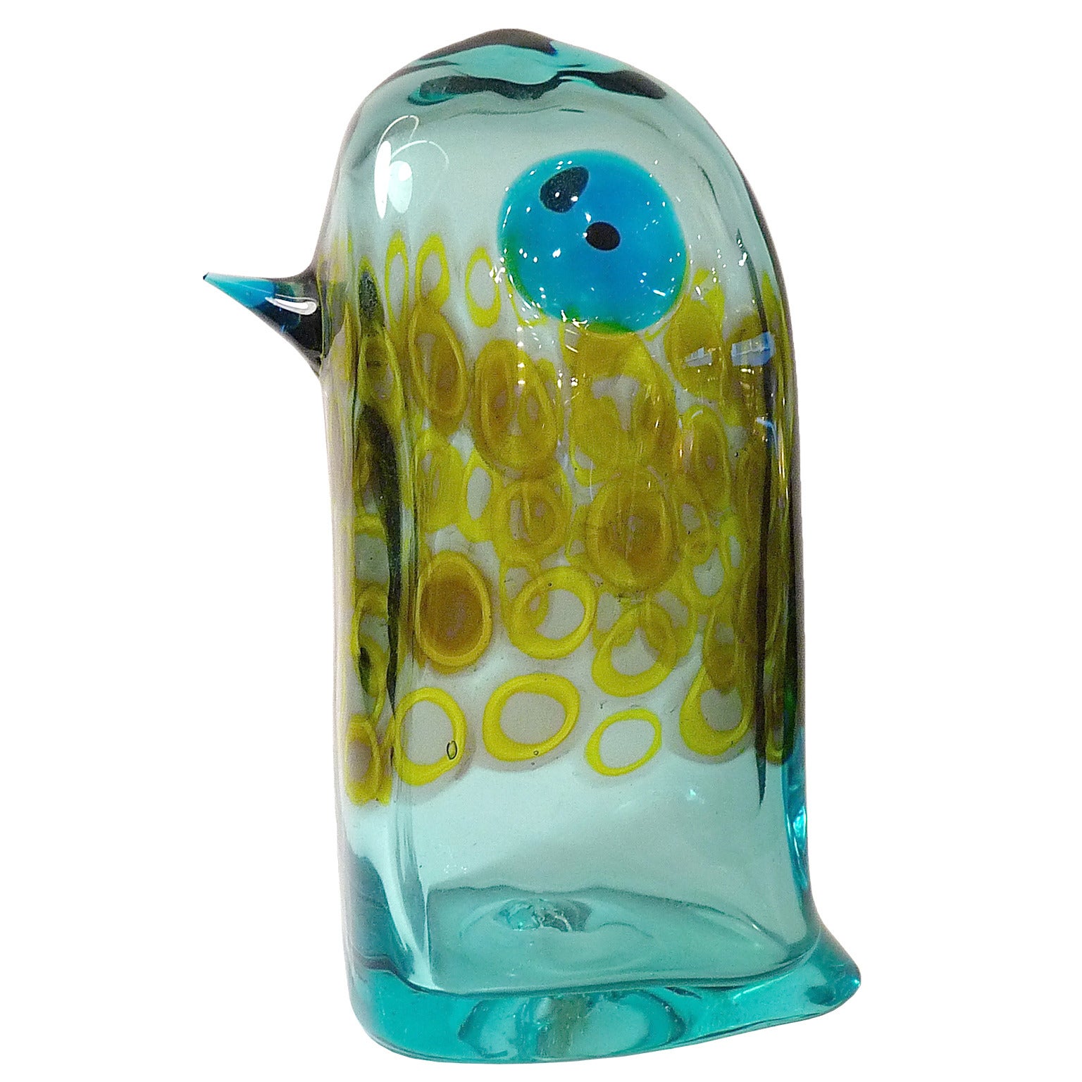 Pulcino de cristal de Murano de Antonio da Ros para Cenedese