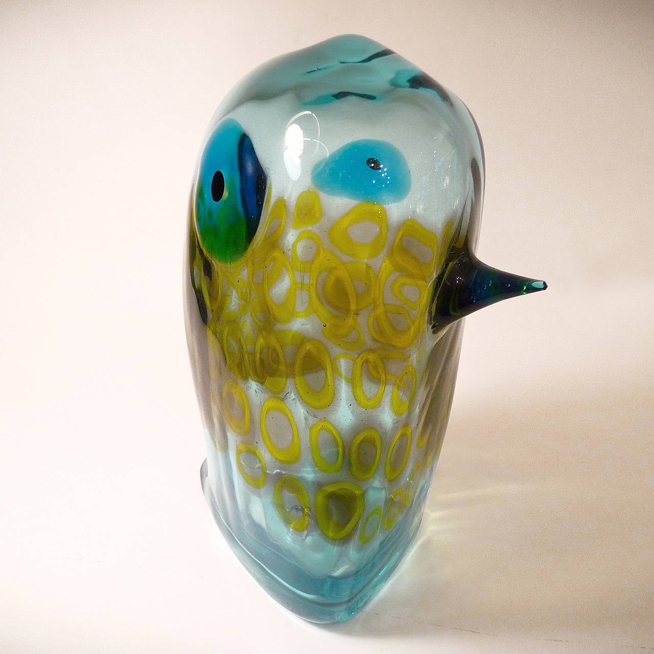 Fatto a mano Pulcino in vetro di Murano di Antonio Da Ros per Cenedese in vendita