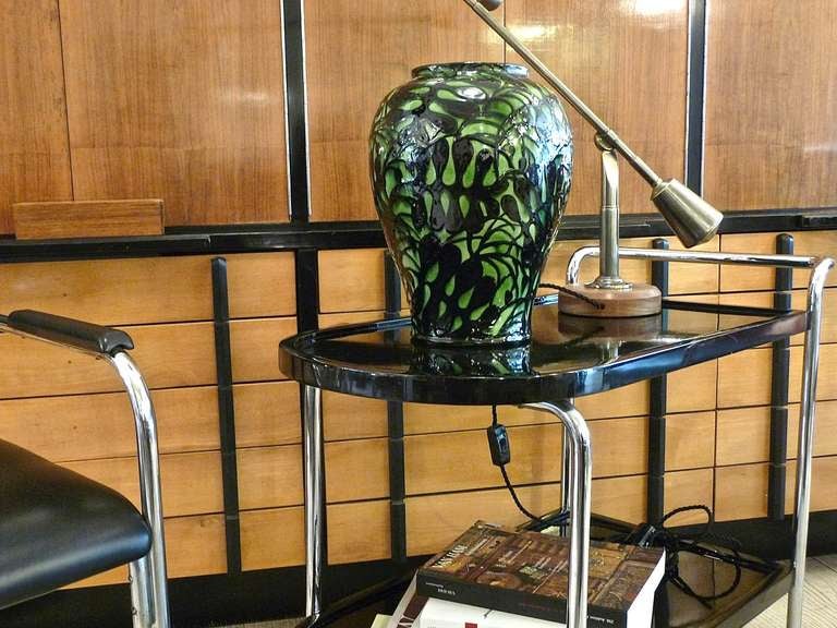 Prof. Max Laeuger Large Ceramic Vase, Karlsruhe 1