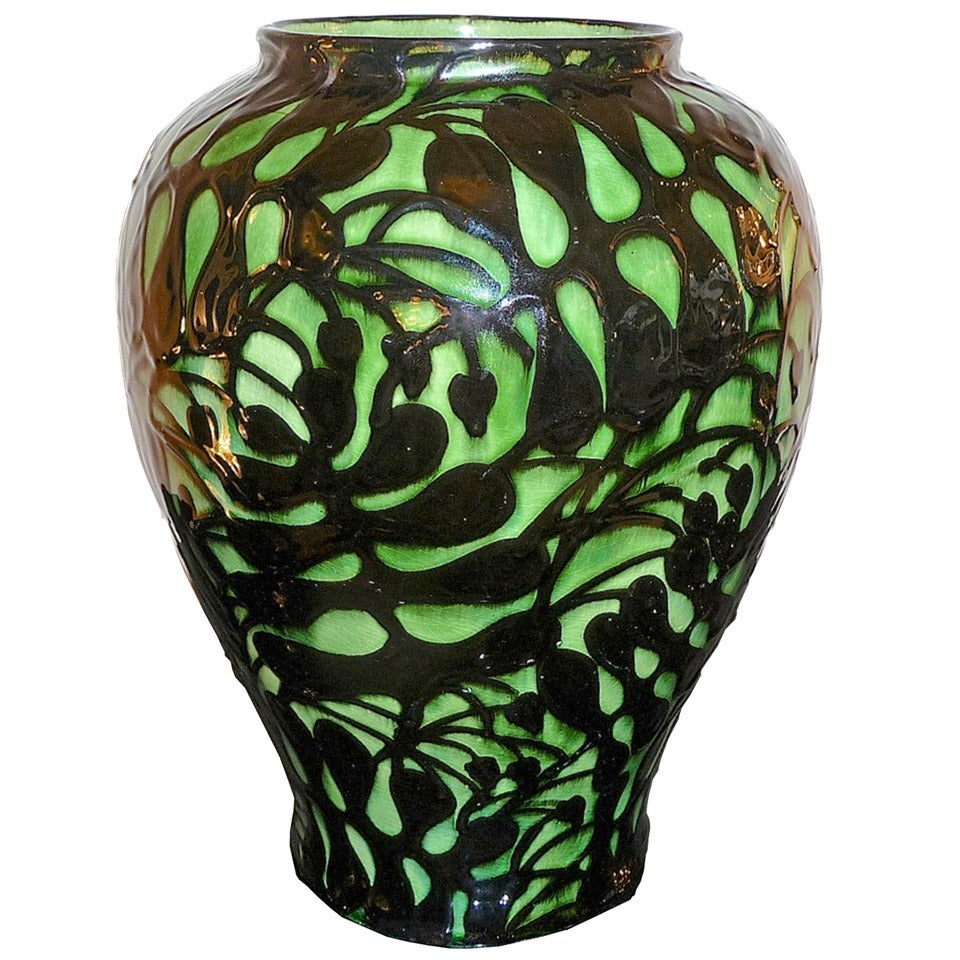 Prof. Max Laeuger Large Ceramic Vase, Karlsruhe