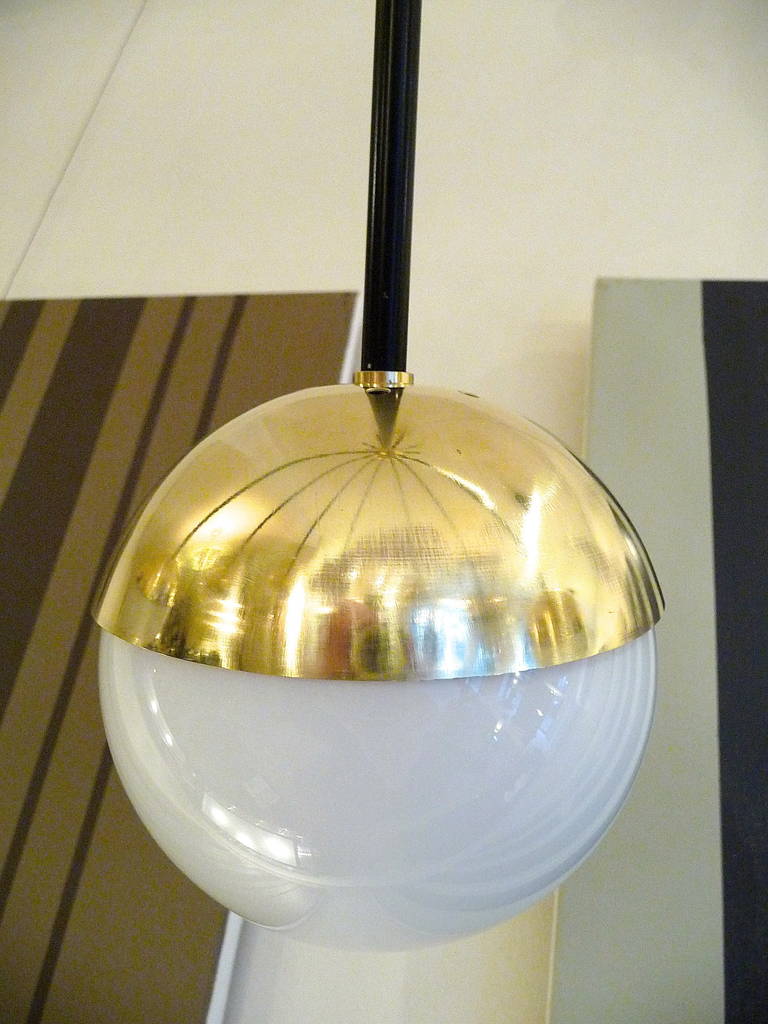 Italian Ceiling Lamp in the Style of Stilnovo 4